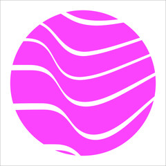 Abstract rippled lines pattern with wavy vibrant facture on white background. Music cover. Square format. Vector illustration EPS 10. Editable vector element for creating and graphic design.