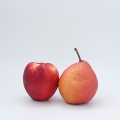 New Zealand apple on white background