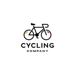 Bicycle vector icon isolated on white background, Bicycle logo concept