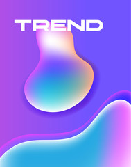 Abstract poster design. Vector illustration.