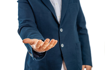 mano di un uomo d'affari