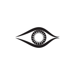 eye care logo template icon