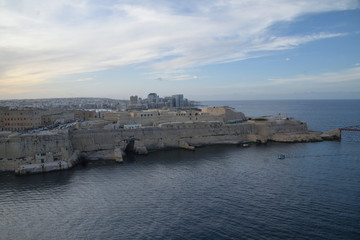 Fototapeta na wymiar Panorama de La Valletta