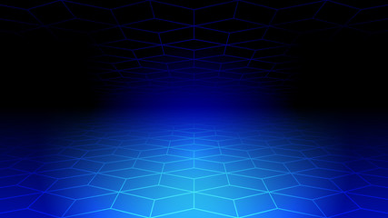 Abstract light and shade creative technology background. Vector illustration.