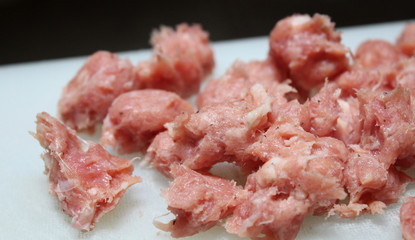 Salsiccia di carne - cucina
