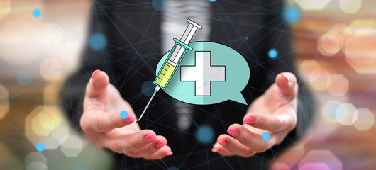 Concept of vaccination campaign