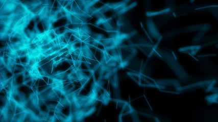 Technology modern dynamic plasma energy futuristic virtual technology background,  digitally generated image. 3D illustration