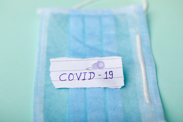 corona virus concept , Indian map marked with syringe