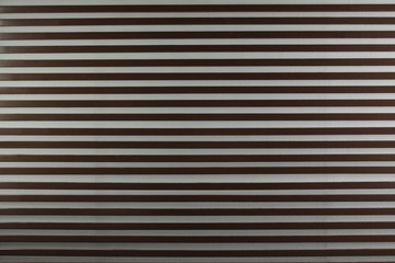 Obraz premium Texture of grey wall with wooden planks as background. Simple design