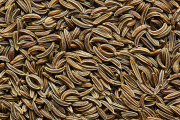 caraway seeds closeup background texture