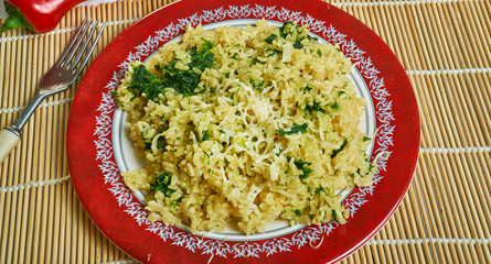 Creamy Spinach Parmesan Orzo