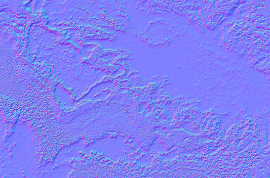 Normal Map for 3D programs Cement wall background
