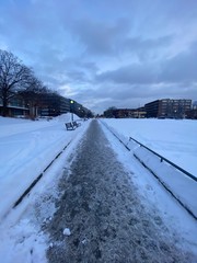 Obraz premium road in winter