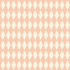 Vector pink diamond motif repeat pattern print background design