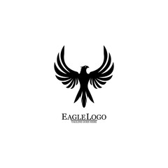 Eagle icon logo design vector template
