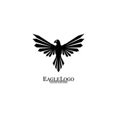 Eagle icon logo design vector template