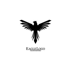 Eagle icon logo design vector template
