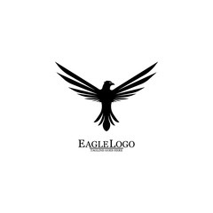 Eagle icon logo design vector template