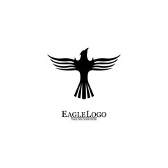 Eagle icon logo design vector template