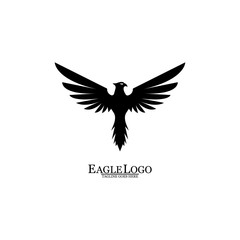 Eagle icon logo design vector template