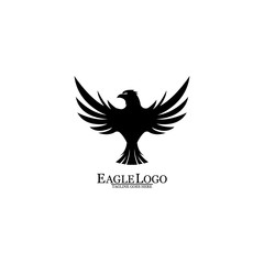 Eagle icon logo design vector template