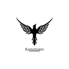 Eagle icon logo design vector template