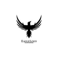 Eagle icon logo design vector template