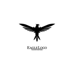 Eagle icon logo design vector template