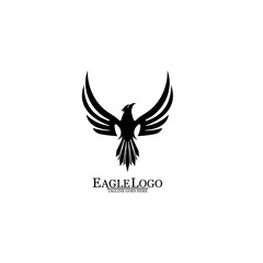 Eagle icon logo design vector template