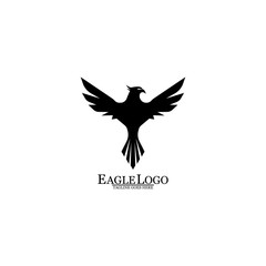 Eagle icon logo design vector template