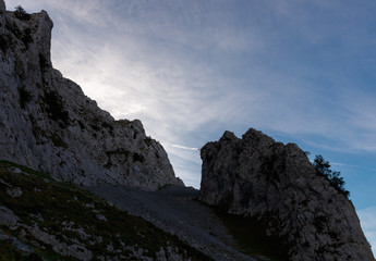 mountains peak in the basque country