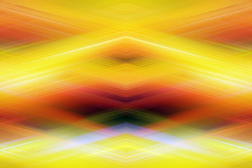 Bright intercrossing arrow shaped rays of light forming complex geometrical structures abstract texture/background.