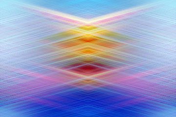 Bright intercrossing arrow shaped rays of light forming complex geometrical structures abstract texture/background.