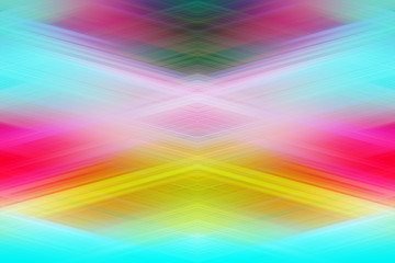 Bright intercrossing arrow shaped rays of light forming complex geometrical structures abstract texture/background.