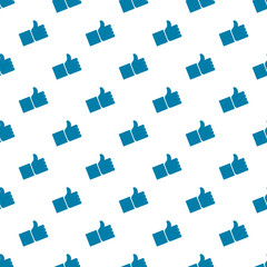 like hand blue pattern on a white bg vector eps 10