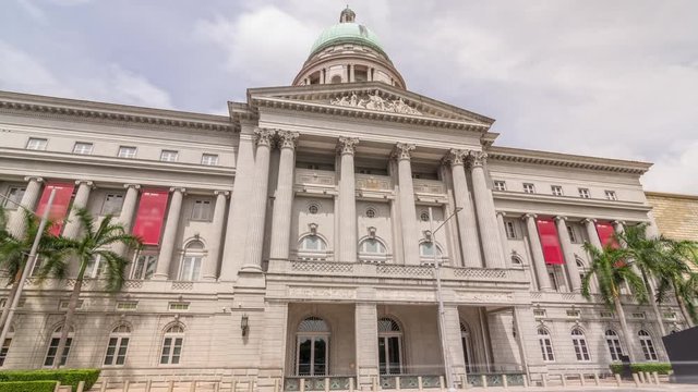 National Art Gallery timelapse hyperlapse is the largest visual arts venue and largest museum in Singapore. Formerly the Supreme Court Building and City Hall.