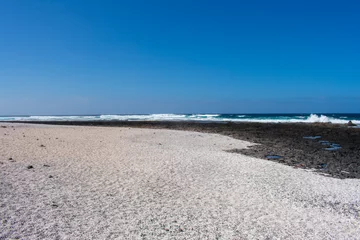 Cercles muraux Plage de Sotavento, Fuerteventura, Îles Canaries Fuerteventura, Canary Islands, Spain. Beautiful landscape of mountains, beach and coast of Atlantic Ocean 