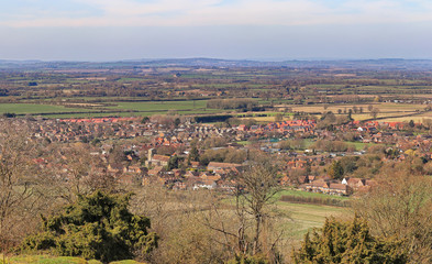 Fototapeta na wymiar An English Rural Landscape in Oxfordshire