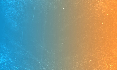 blue and orange gradient color background with grunge texture