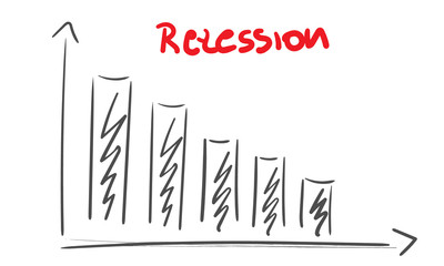 Rezession Diagramm Business Konjunktur