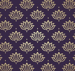 water lilies, wedding card design, royal India	