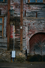 Tallinn, Estonia December 7, 2019 Winter season medieval streets and old town architecture of Estonian capital