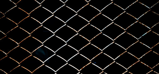 Net background in lock down concept.