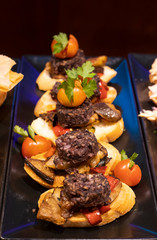 Snacks food to begin the party