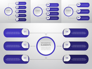 Bundle infographic elements.