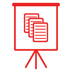 Dokument und Flipchart