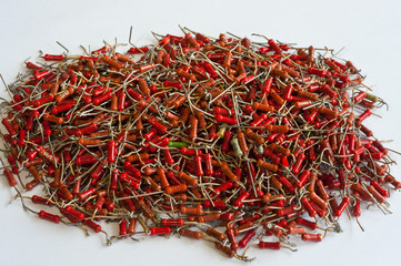 Fototapeta premium Old radio components - resistors.