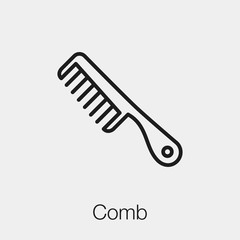 comb icon vector sign symbol