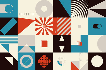 Techno Abstract Vector Pattern Design