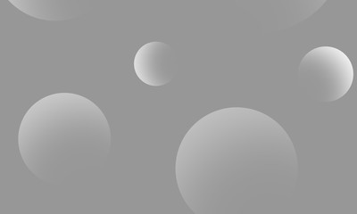 White circles gradient on gray abstract background. Modern graphic design element.